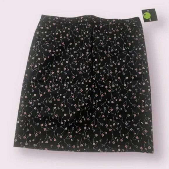 ⭐️ Work Business Casual Classy Classic Floral Flower Midi Pencil Straight Skirt - Picture 1 of 5